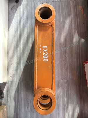 Связь h шарнира ковшевой цепи экскаватора 8076541 Ex200 Хитачи оранжевая стальная
